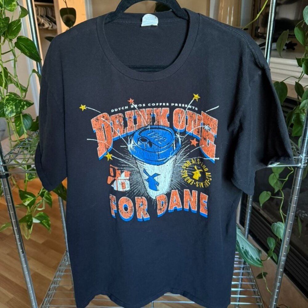 Dutch Bros “Drink One for Dane” Tee – Large